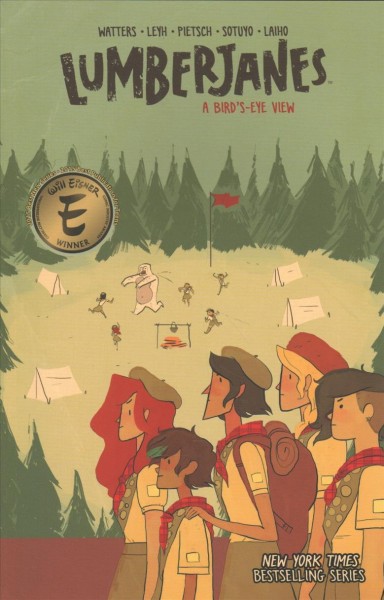 Lumberjanes. 7, A bird's-eye view / written by Shannon Watters & Kat Leyh ; chapter 25 illustrated by Carey Pietsch ; chapters 26-27 illustrated by Ayme Sotuyo ; colors by Maarta Laiho ; letters by Aubrey Aiese.