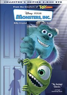 Monsters, Inc. [videorecording] / Walt Disney Pictures presents a Pixar Animation Studios Film ; directed by Pete Docter ; co-directed by Lee Unkrich, David Silverman ; produced by Darla K. Anderson ; screenplay by Andrew Stanton, Daniel Gerson.
