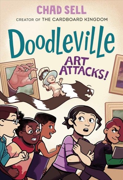 Doodleville. Art attacks! / Chad Sell.